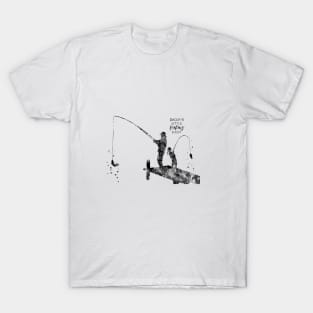 Daddy's little fishing buddy T-Shirt